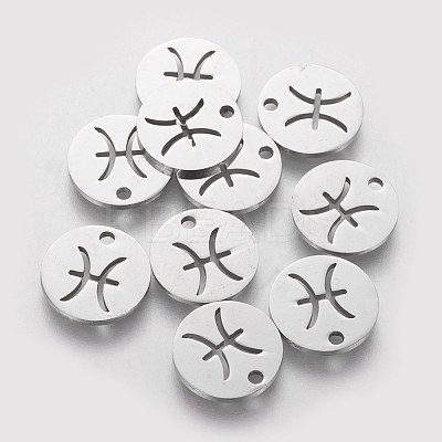 Non-Tarnish 304 Stainless Steel Charms STAS-Q201-T095-12-1