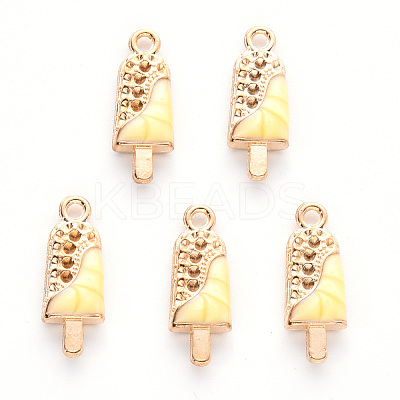 Alloy Enamel Pendants X-ENAM-R059-05B-RS-1