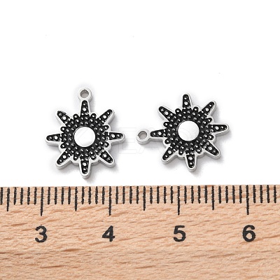 304 Stainless Steel Enamel Charms STAS-M102-18P-02-1