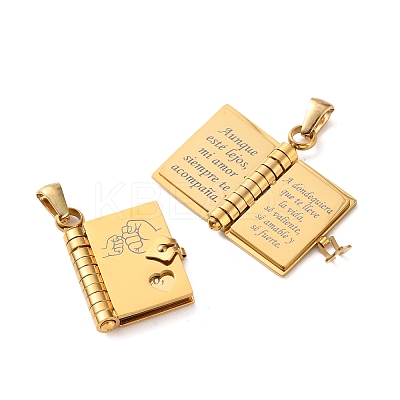 304 Stainless Steel Pendants SA-CBA694E-01G-01-1