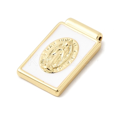 Brass Enamel Pendants KK-L262-28G-A02-1