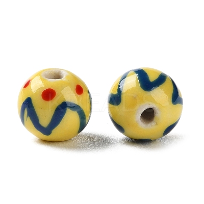 Handmade Porcelain Beads PORC-G011-02A-1