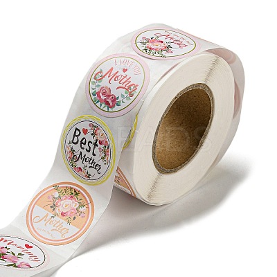 Mother's Day 8 Styles Stickers Roll LS-DIY-H166-01-1
