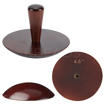 Wood Mushroom Anvil Set TOOL-WH0155-104-1