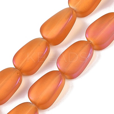 Electroplate Glass Beads Strands EGLA-C009-01B-FR04-1