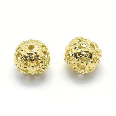 Brass Filigree Beads KK-A143-07C-RS-1