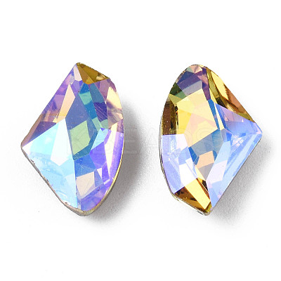 48Pcs Glass Rhinestone Cabochons MRMJ-N029-03-11-1