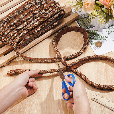 12.5M Polyester Twist Lip Cord Trim OCOR-WH0105-005A-1