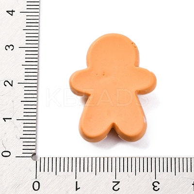 Christmas Series Opaque Resin Cabochons RESI-Q010-02F-1