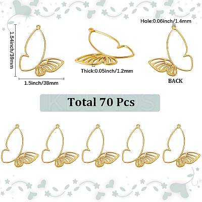 70Pcs Tibetan Style Alloy Pendants TIBE-SC0002-22G-1