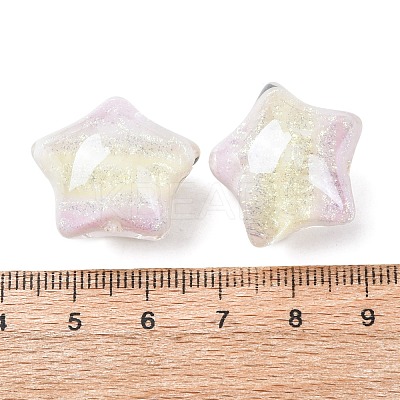 Luminous Transparent Resin Beads RESI-B039-17B-1