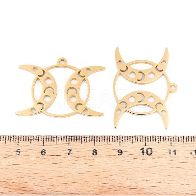 304 Stainless Steel Pendants STAS-N108-35G-1