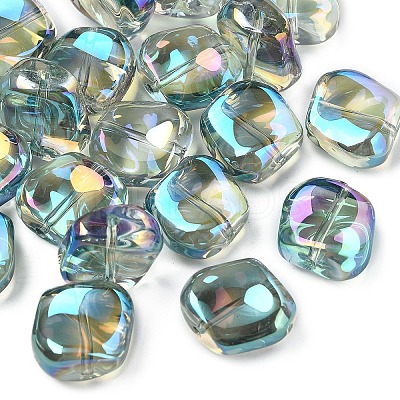 20Pcs Electroplate Glass Beads EGLA-YW0005-15G-1