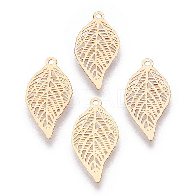 Rack Plating Brass Filigree Pendants KKC-T001-43KC-1