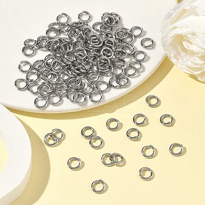 Tarnish Resistant 304 Stainless Steel Open Jump Rings LS-STAS-E067-11-8mm-1