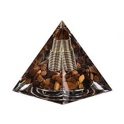 Orgonite Pyramid Resin Energy Generators DJEW-N003-07C-1