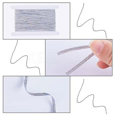 48 Yards Flat Nylon Elastic Cord/Band EC-GF0001-37A-1