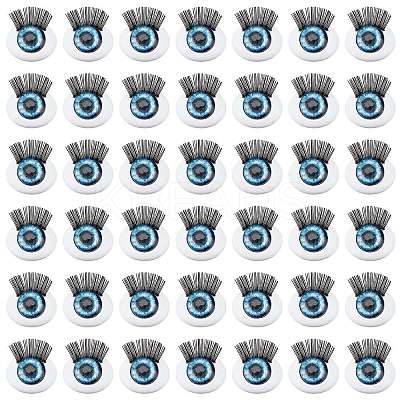 50 Pairs 4D ABS Doll Craft Cartoon Movable Eye DIY-NB0006-33-1