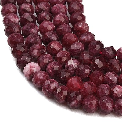 Faceted Dyed Natural White Jade Beads Strands GG-CBAE966-01A-J-1