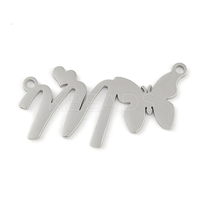 Non-Tarnish 304 Stainless Steel Pendants STAS-L279-002P-M-1