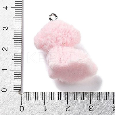Resin Pendants RESI-Q007-06G-1