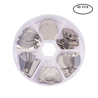 Tag 304 Stainless Steel Pendants STAS-YW0001-05P-1