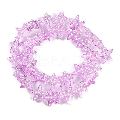 Handmade Lampwork Beads Strands LAMP-I027-09E-1