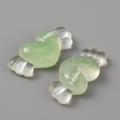 Transparent Resin Cabochons RESI-WH0035-04C-1
