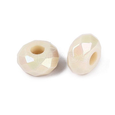 Opaque Acrylic European Beads OACR-E033-23N-1