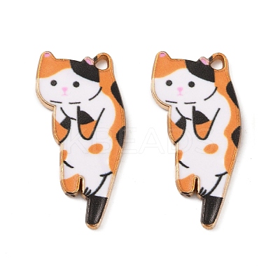 Alloy Enamel Pendants ENAM-WH0054-58D-1