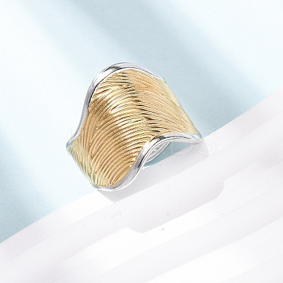 304 Stainless Steel Cuff Open Rings RJEW-H266-04A-GP-1