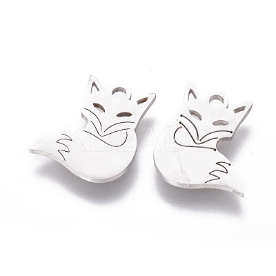 Non-Tarnish 201 Stainless Steel Charms STAS-S105-T420-1