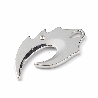 Alloy Rhinestone Pendants PALLOY-M206-09P-1