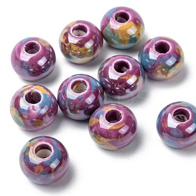 Handmade Porcelain European Beads OPDL-Q100-1-1