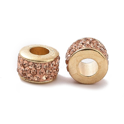 Platinum Color Core CCB Plastic European Bead FIND-H044-01D-G-1