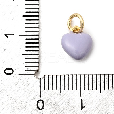 Brass Enamel Charms KK-A268-12G-01-1