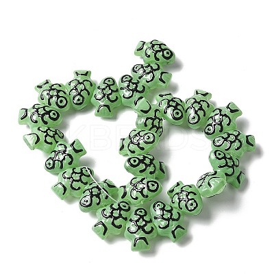 Baking Paint Glass Enamel Beads BLOW-D300-04E-1