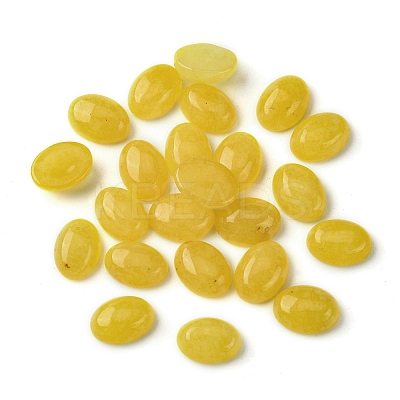 Natural White Jade Cabochons G-A094-01B-32-1