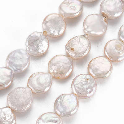 Natural Keshi Pearl Beads Strands PEAR-S018-02D-1