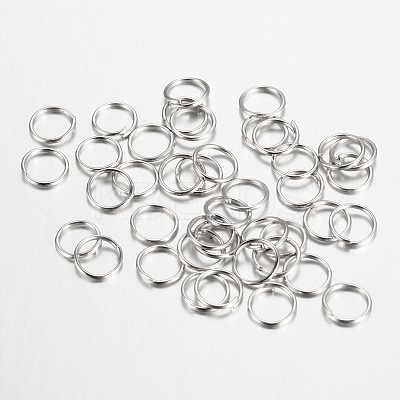 Iron Open Jump Rings IFIN-A018-10mm-P-1
