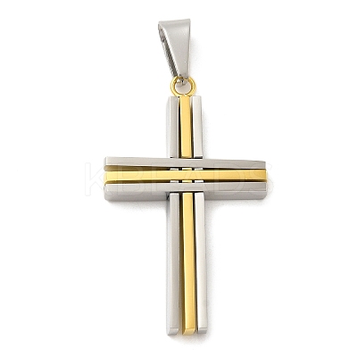 Ion Plating(IP) 304 Stainless Steel Pendants STAS-D110-31GP-1