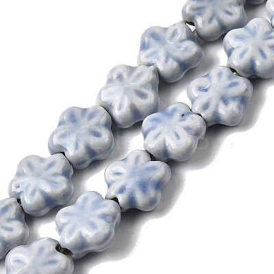 Handmade Porcelain Beads Srands PORC-K010-03C-1