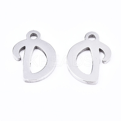Non-Tarnish 201 Stainless Steel Charms X-STAS-T044-217P-D-1