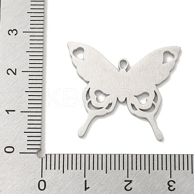 304 Stainless Steel Pendants STAS-M067-02P-1