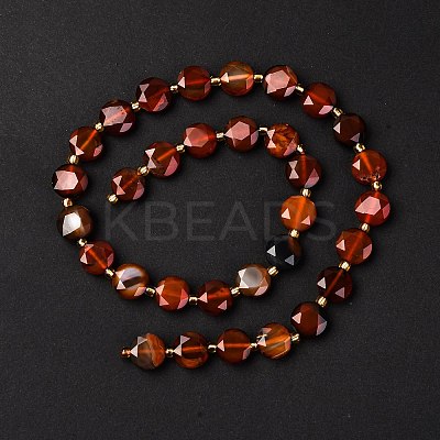 Natural Agate(Dyed & Heated) Beads Strands G-C116-A149-01-1