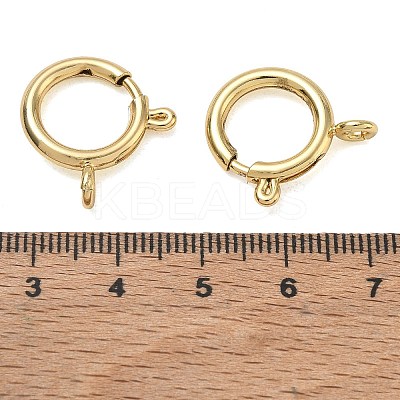 Brass Spring Ring Clasps KK-CBA1AE8-05E-G-1