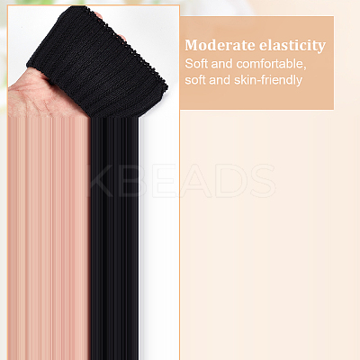 95% Cotton & 5% Elastic Fiber Ribbing Fabric for Cuffs FIND-WH0136-02C-1