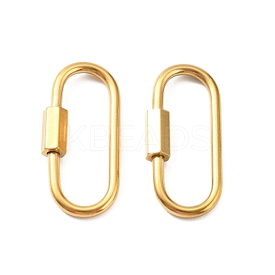 304 Stainless Steel Locking Carabiner STAS-C092-05C-G-1