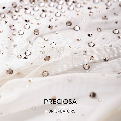 Preciosa® MAXIMA Crystal No Hotfix Flatback Stones Y-PRC-NSS10-70020-1