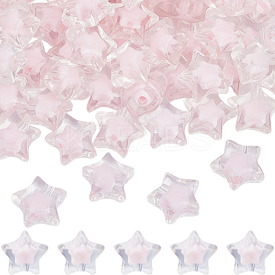 120Pcs Transparent Acrylic Beads TACR-SP0001-11B-1